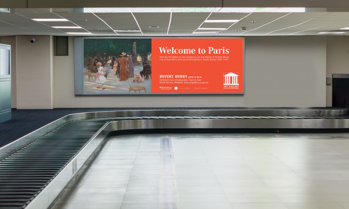 Adelaide Airport Lightbox Banner Advertising