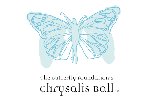 Butterfly Foundation Chrysalis Ball Visual Identity